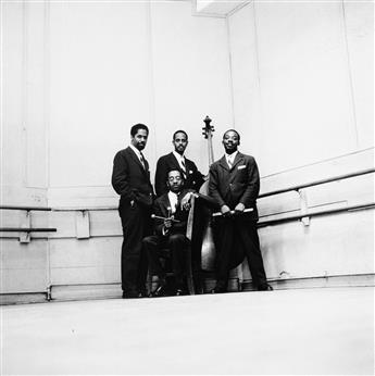 WILLIAM CLAXTON (1927-2008) Modern Jazz Quartet, Hollywood * Laurindo Almeida, Los Angeles * Sonny Rollins, Los Angeles * Mahalia Jacks